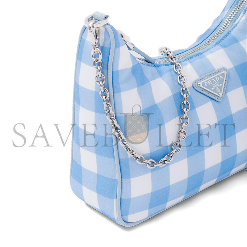 PRADA RE-EDITION 2005 PRINTED RE-NYLON BAG 1BH204 (22*12*6cm) 